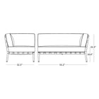 Conic Outdoor 2 Seater Sofa Left Module