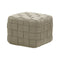 Cube Outdoor Footstool  option Taupe