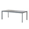 Drop Outdoor Dining Table  option Light Grey Aluminum