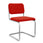 Cesca Armless Chair with Upholstered Seat and Back