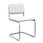 Cesca Armless Chair with Upholstered Seat and Back