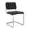 Cesca Armless Chair with Upholstered Seat and Back