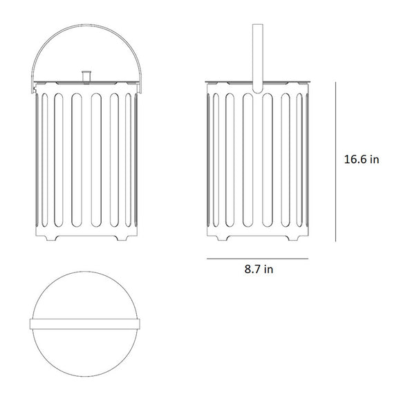 Lighttube Round Lantern