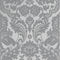 Gothic Damask Flock Wallpaper  option Grey and Silver