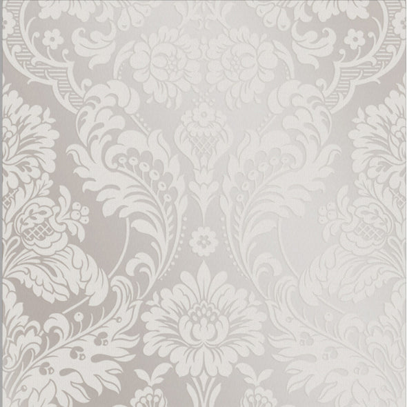 Gothic Damask Flock Wallpaper