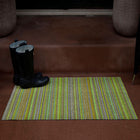 Skinny Stripe Indoor/Outdoor Shag Mat