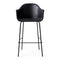 Harbour Upholstered Stool  option 0842 - Dakar Black