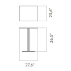 Harbour Column Rectangular Bar/Counter Height Table