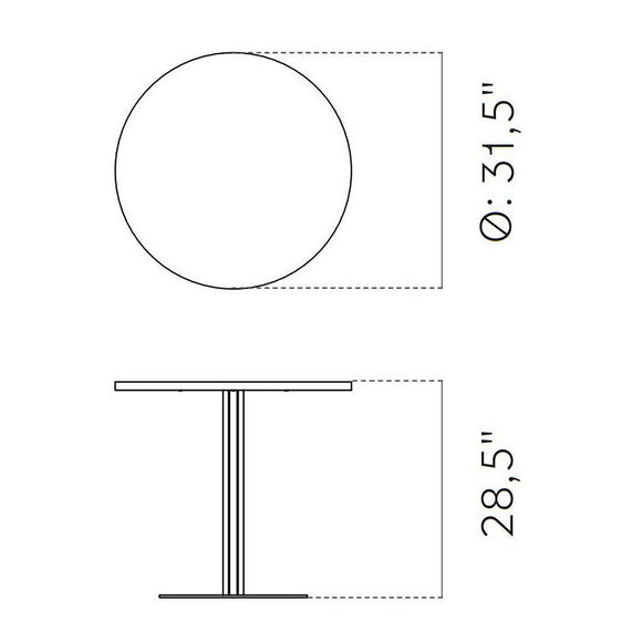 Harbour Round Dining Table