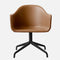 Harbour Upholstered Chair with Swivel Base  option 0250 - Dakar Cognac