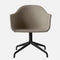 Harbour Upholstered Chair with Swivel Base  option 233 - Remix 2 Sandy Brown