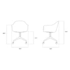 Harbour Upholstered Chair with Swivel Base