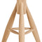 EA001 Bar Stool "Rocket"  option Soaped Solid Oak