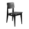 C-Chair Dining Chair  option Black Stained Oak Matt Lacquered