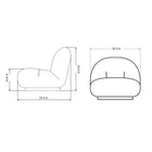 Pacha Lounge Chair - Fixed Base