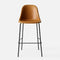 Harbour Upholstered Armless Stool  option 0250 - Dakar Cognac