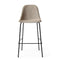 Harbour Upholstered Armless Stool  option 233 - Remix 2 Sandy Brown