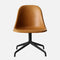 Harbour Upholstered Side Chair with Swivel Base  option 0250 - Dakar Cognac