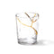 Kintsugi Glass (Set of 2)  option Style 1