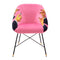 Toiletpaper Upholstered Chair  option Lipsticks Pink
