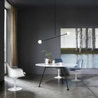 High Round Grasshopper Dining Table