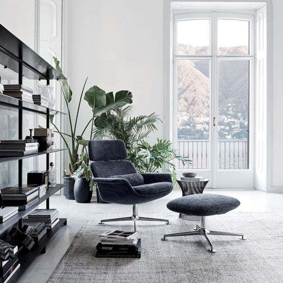 KN02 Swivel High Back Recliner