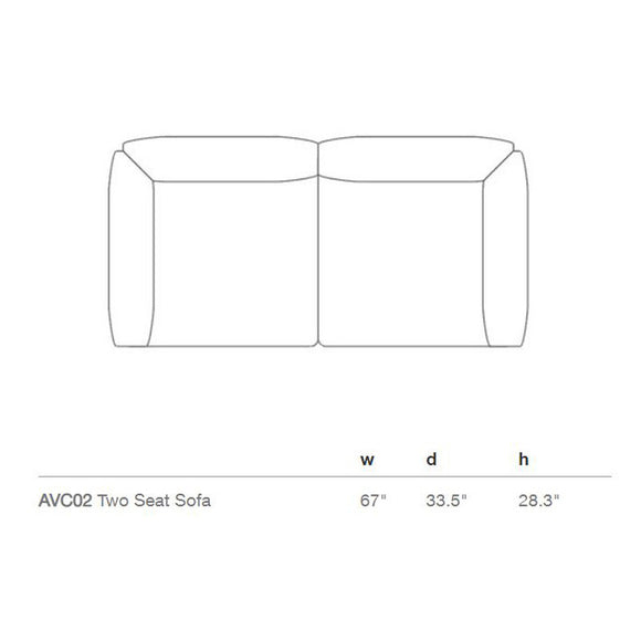 Avio 2 Seater Sofa
