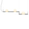 Circ Adjustable Linear Suspension Light  option Matte Black