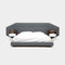 101179 Upholstered Bed  option Petrol Linen Blend 5-P