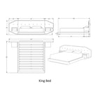 101179 Upholstered Bed