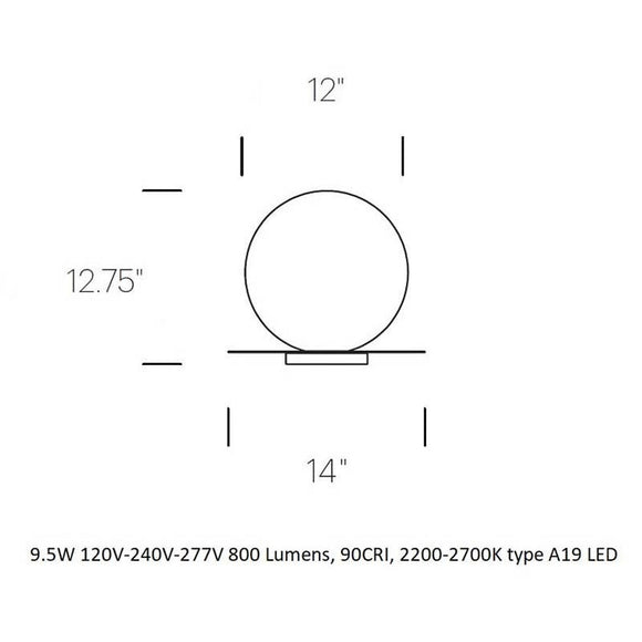 Bola Sphere Table Lamp
