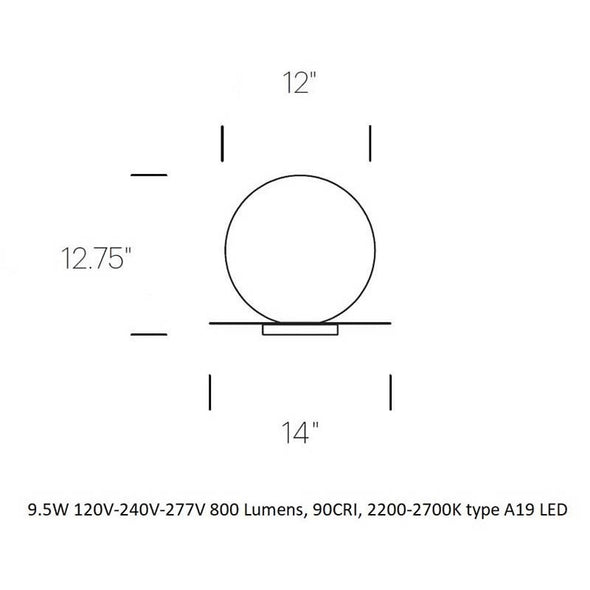 Bola Sphere Table Lamp