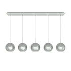 Mirror Ball Linear LED Multi-Light Pendant Light