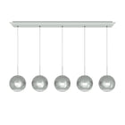 Mirror Ball Linear LED Multi-Light Pendant Light