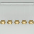Mirror Ball Linear LED Multi-Light Pendant Light