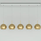 Mirror Ball Linear LED Multi-Light Pendant Light