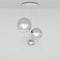 Mirror Ball Trio LED Multi-Light Pendant Light  option Chrome