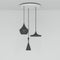 Beat Multi-Light LED Pendant Light  option Black