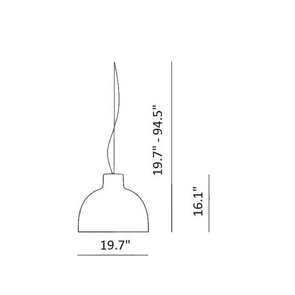 Bellissima Matte Pendant Light