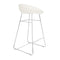 Smatrik Stool  option White/Chrome