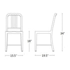 Navy Wood Chair