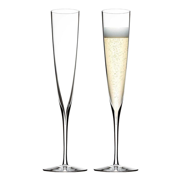 Elegance Champagne Trumpet Glasses (Set of 2)