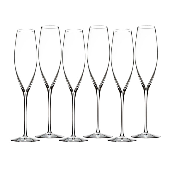 Elegance Classic Champagne Glasses (Set of 6)