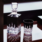 Lismore Black Whiskey Glasses (Set of 2)