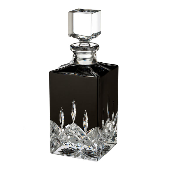 Lismore Black Square Decanter