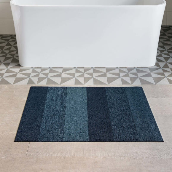 Marbled Stripe Shag Floormat