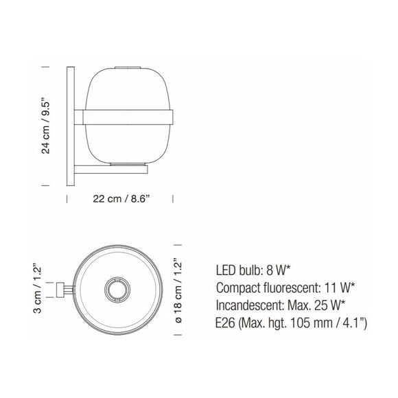 Wally Wall Light