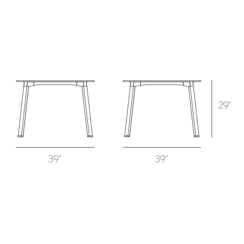 Timeless Square Outdoor Dining Table