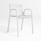 Stack Dining Armchair  option White / White