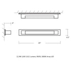 Balance LED Vanity Light with Backplate